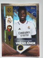 FOIL Golden Goalscorer #402 VINÍCIUS JÚNIOR (Real Madrid) STICKER Topps UEFA 2022-23 - Trading Cards