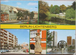GERMANY DEUTSCHLAND BERLIN DDR LICHTENBERG MULTI VIEW POSTKARTE POSTCARD ANSICHTSKARTE CARTE POSTALE CARD PC AK CP - Langen