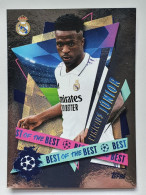 FOIL BEST Of The BEST: Most Dribbles #505 VINÍCIUS JÚNIOR (Real Madrid) STICKER Topps UEFA 2022-23 - Trading Cards