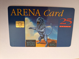 NETHERLANDS CHIPCARD / HFL 25,- ,- ARENA CARD /  ROLLING STONES  IN THE ARENA   - USED CARD  ** 13505** - Pubbliche