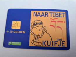 NETHERLANDS CHIPCARD / HFL 10 ,- KUIFJE NAAR TIBET/ TINTIN IN TIBET /    - USED CARD  ** 13507** - Publiques