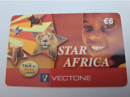 NETHERLANDS / PREPAID /€6,- LION/ELEPHANT/RINO// GIRAFFE  /    - USED CARD  ** 13509** - Publiques