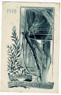 Carte Illustrée J Hanf "Sonnez Cloches De La Paix" Fusil Crosse En L'air Et Cloche "Clemence" Circulé 1917 Depuis Nyon - War 1914-18