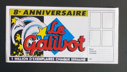 AUTOCOLLANT LE GALIBOT - 8e ANNIVERSAIRE - LENS HÉNIN ARRAS DOUAI BÉTHUNE - JOURNAL PRESSE - 59 62 - ANNONCES GRATUITES - Stickers