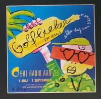 GOLFBREKER FM 100,1 - BRT RADIO AAN ZEE - BELGIQUE BELGIË BELGI BICROSS MAGAZINE - PRESSE - VÉLO CYCLISME CYCLISTE SPORT - Stickers