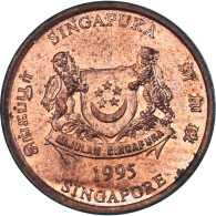 Monnaie, Singapour, Cent, 1995 - Singapore