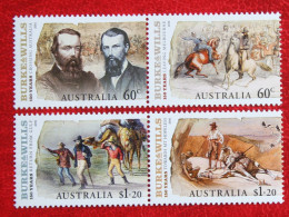 Expedition Of Burke & Wills Horse Pferd 2010 Mi 3447-3450 Yv - POSTFRIS MNH ** Australia Australien Australie - Mint Stamps