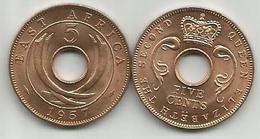 East Africa 5 Cents 1957. High Grade - Britische Kolonie