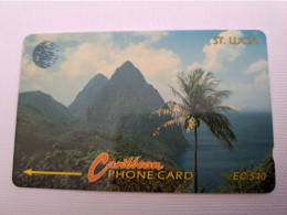 ST LUCIA    $ 40  CABLE & WIRELESS  STL-14C  14CSLC      Fine Used Card ** 13522** - St. Lucia