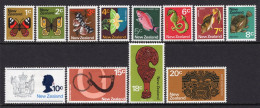 New Zealand 1973-76 Definitives - No Wmk. - Set HM (SG 1008-1020) - Neufs