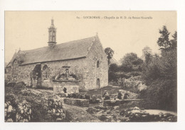 29/ CPA A - Locronan - Chapelle De N.D. De Bonne Nouvelle (Lavandieres) - Locronan