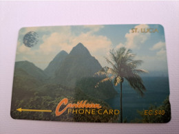 ST LUCIA    $ 40  CABLE & WIRELESS  STL-12C  12CSLC      Fine Used Card ** 13523** - Saint Lucia