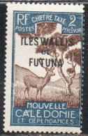 WALLIS AND FUTUNA ISLANDS 1930 POSTAGE DUE STAMPS TAXE SEGNATASSE OVERPRINTED MALAYAN SAMBAR 2c MH - Segnatasse