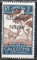 WALLIS AND FUTUNA ISLANDS 1930 POSTAGE DUE STAMPS TAXE SEGNATASSE OVERPRINTED MALAYAN SAMBAR 2c MH - Strafport