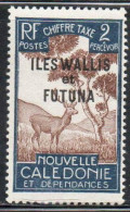 WALLIS AND FUTUNA ISLANDS 1930 POSTAGE DUE STAMPS TAXE SEGNATASSE OVERPRINTED MALAYAN SAMBAR 2c MH - Segnatasse