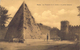 ITALIE - Roma - La Piramide Di C. Cestio E La Porta Ostiense - Carte Postale Ancienne - Andere Monumente & Gebäude