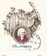 POLAND Block 97,used,falc Hinged - Musique