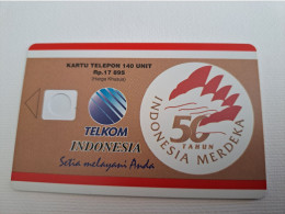 INDONESIA / PROOF WITHOUT CHIP !!!SAMPLE / 140 UNITS INDONESIA MERDEKA 50 TAHUN      MINT CONDITION !!  **13532 ** - Indonesië