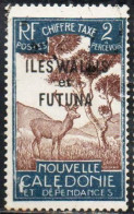 WALLIS AND FUTUNA ISLANDS 1930 POSTAGE DUE STAMPS TAXE SEGNATASSE OVERPRINTED MALAYAN SAMBAR 2c USED USATO OBLITERE' - Segnatasse