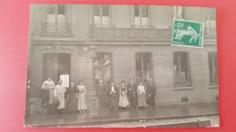 Carte Photo , Paris P ANDRAUD 11 Ieme Négociant En Fourrures 141 Bd De Charonne , Rare - Distretto: 11