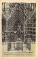 FRANCE - 51 - Reims - Portail De La Cathédrale Et Jeanne-d 'Arc  - Carte Postale Ancienne - Reims