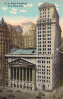 ETATS-UNIS - New York City - N.Y. Stock Exchange - Carte Postale Ancienne - Other & Unclassified