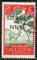 WALLIS AND FUTUNA ISLANDS 1930 POSTAGE DUE STAMPS TAXE SEGNATASSE OVERPRINTED MALAYAN SAMBAR 4c USED USATO OBLITERE' - Timbres-taxe