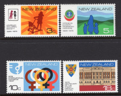 New Zealand 1975 Anniversaries & Events Set MNH (SG 1065-1068) - Ungebraucht