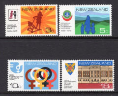 New Zealand 1975 Anniversaries & Events Set HM (SG 1065-1068) - Unused Stamps
