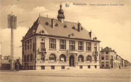 BEGIQUE - Middelkerke - Maison Communale Et Chaussée Slype - Carte Postale Ancienne - Middelkerke