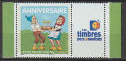 FRANCE : N° 4081A ** Avec Vignette "les Timbres Personnalisés" - PRIX FIXE - - Ungebraucht