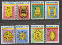 MALI - Armoiries Des Villes : Gao, Mopti, Tombouctou, Ségou, Sikasso, Koulikoro, Kayes, Bamako - Mali (1959-...)