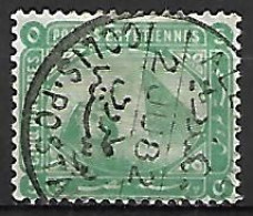 EGYPTE    -    1879 .   Y&T N° 30 Oblitéré.   Cote 12  Euros. - 1866-1914 Khedivate Of Egypt