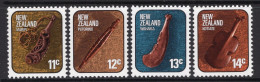 New Zealand 1975-81 Definitives - Maori Artefacts Set MNH (SG 1095-1098) - Neufs