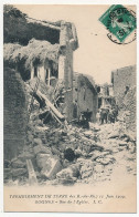CPA - ROGNES (B Du R) - Tremblement De Terre Du 11 Juin 1909 - Rue De L'Eglise - Autres & Non Classés