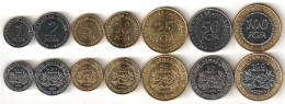 Central African St. - Set 7 Coins 1 2 5 10 25 50 100 FCFA Francs 2006 UNC Lemberg-Zp - Central African Republic