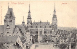 ALLEMAGNE - Aachen - Rathaus - Ruckseite - Carte Postale Ancienne - Aken