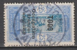 TOGO - 1921 - RARE OBLITERATION FERROVIAIRE "STATION PALIME" ! Sur YVERT 91 - SUP ! - Used Stamps