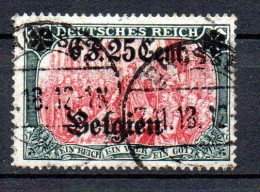 Col33 Belgique Belgium 1914 Occupation N° 25 Oblitéré Cote : 75,00€ - OC38/54 Belgische Bezetting In Duitsland