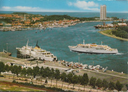 D-23570 Lübeck - Travemünde - Hafen - Maritim Hotel - Fähre TT- Line - Luftbild - Cars - Nice Stamp "Denmark" - Luebeck-Travemuende