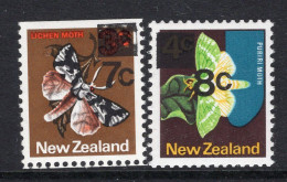 New Zealand 1977 Buttefly Coil Stamps Set MNH (SG 1143-1144) - Neufs