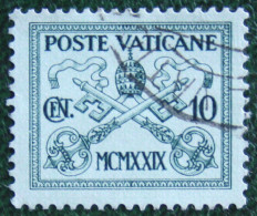 10 Cent Papst Pope Pius XI 1929 Mi 2 Yv 27 Used Gebruikt Oblitere VATICANO VATICAN VATICAAN - Used Stamps