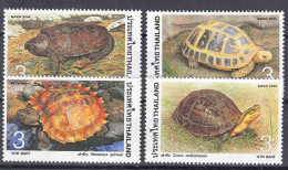 Thailand 2004 Animals Turtles Mi#2230-2233 Mint Never Hinged - Thaïlande