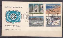 Cyprus 1967 International Tourist Day, FDC - Cartas