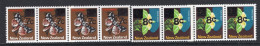 New Zealand 1977 Buttefly Coil Stamps Strip Join Set MNH (SG 1143-1144) - Nuevos