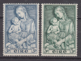 Ireland 1954 Mi#120-121 Mint Hinged - Neufs