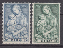 Ireland 1954 Mi#120-121 Mint Hinged - Unused Stamps