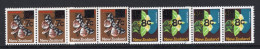 New Zealand 1977 Buttefly Coil Stamps Strip Join Set MNH (SG 1143-1144) - Nuevos