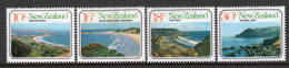 New Zealand 1977 Seascapes Set HM (SG 1145-1148) - Nuevos