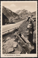 Austria - 6992 Hirschegg - Der Ignatzbrunnen Im Walsertal Mit Ortsansicht  ( Echt Foto) - Kleinwalsertal